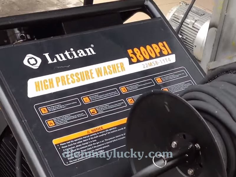 máy rửa xe siêu cao áp 11 KW Lutian.
