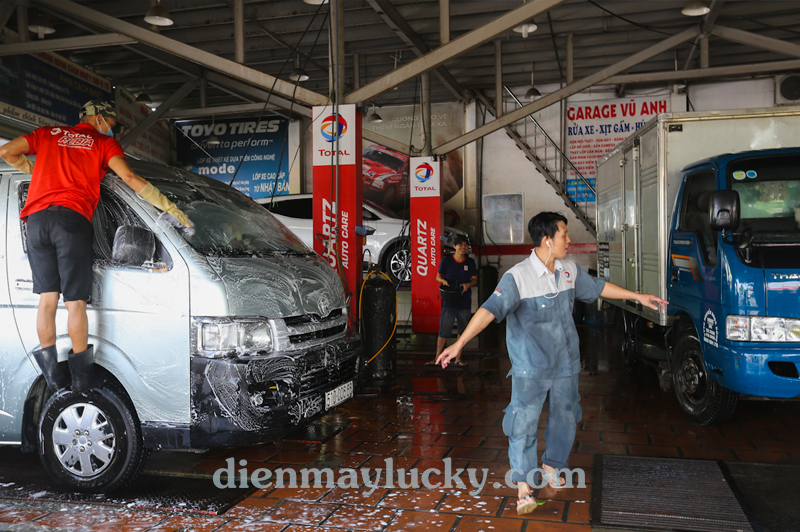 Dây dẫn nước bị rung mạnh trong quá trình sử dụng - máy rửa xe ô tô